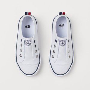 H&M canvas slip on shoes sneakers